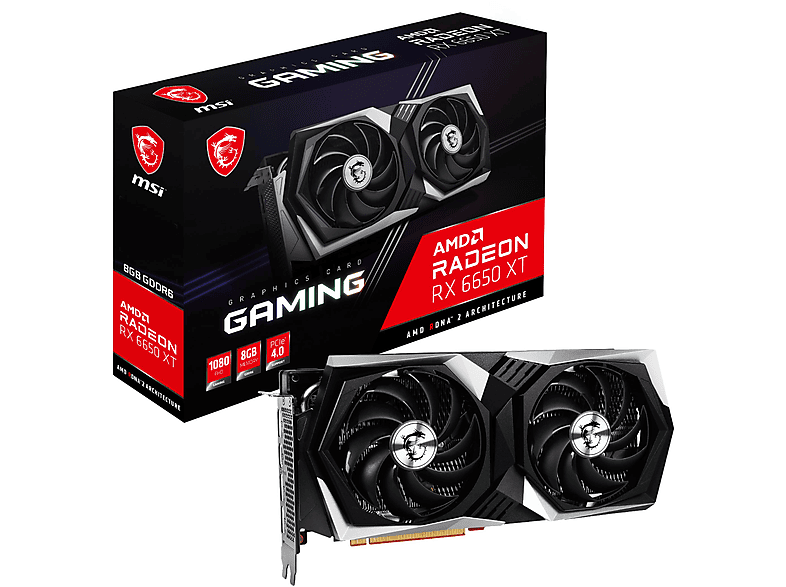 Tarjeta gráfica - MSI MSI Radeon RX 6650 XT GAMING X 8G AMD 8 GB GDDR6