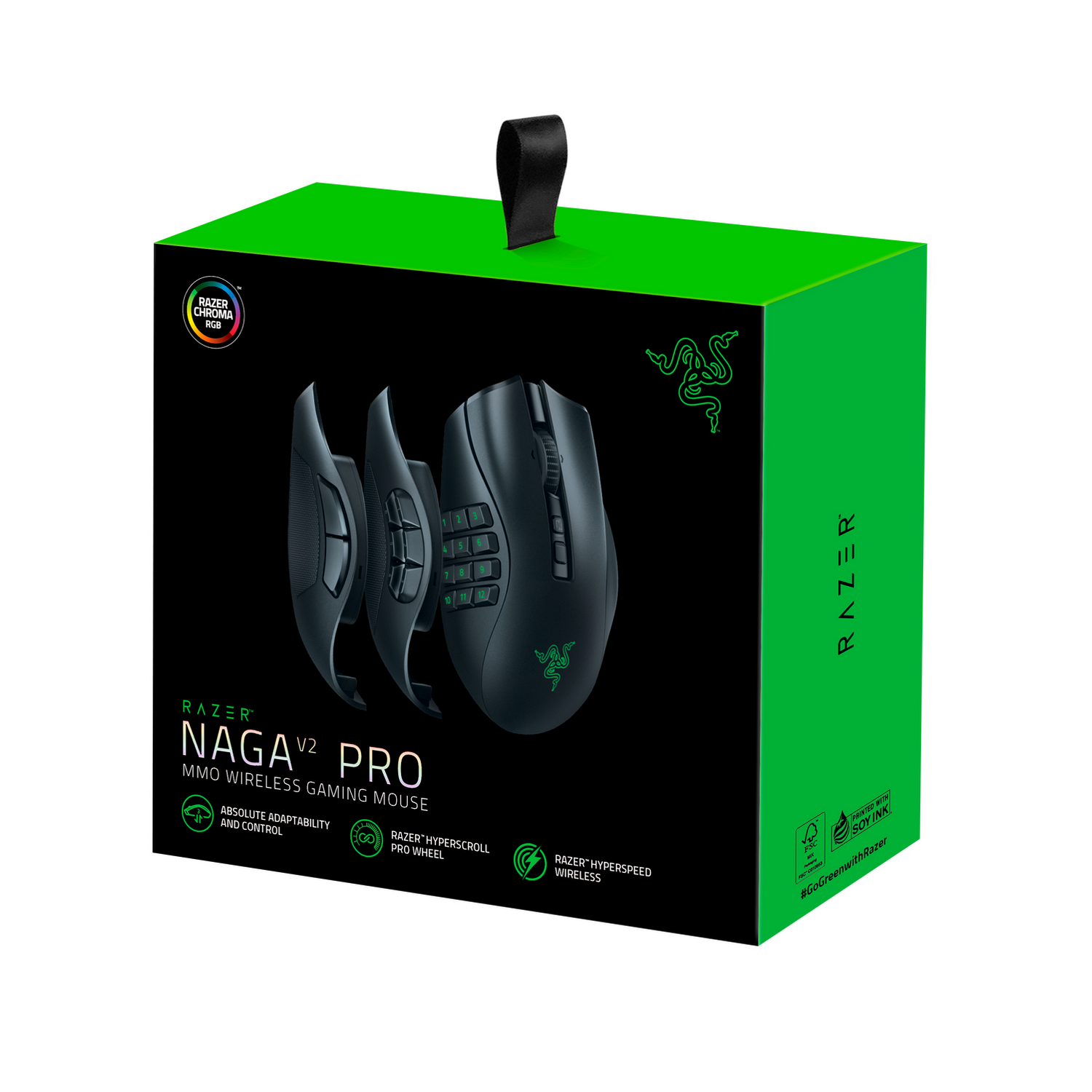 Myszka Gamingowa RAZER Naga V2 Pro Czarny | MediaMarkt