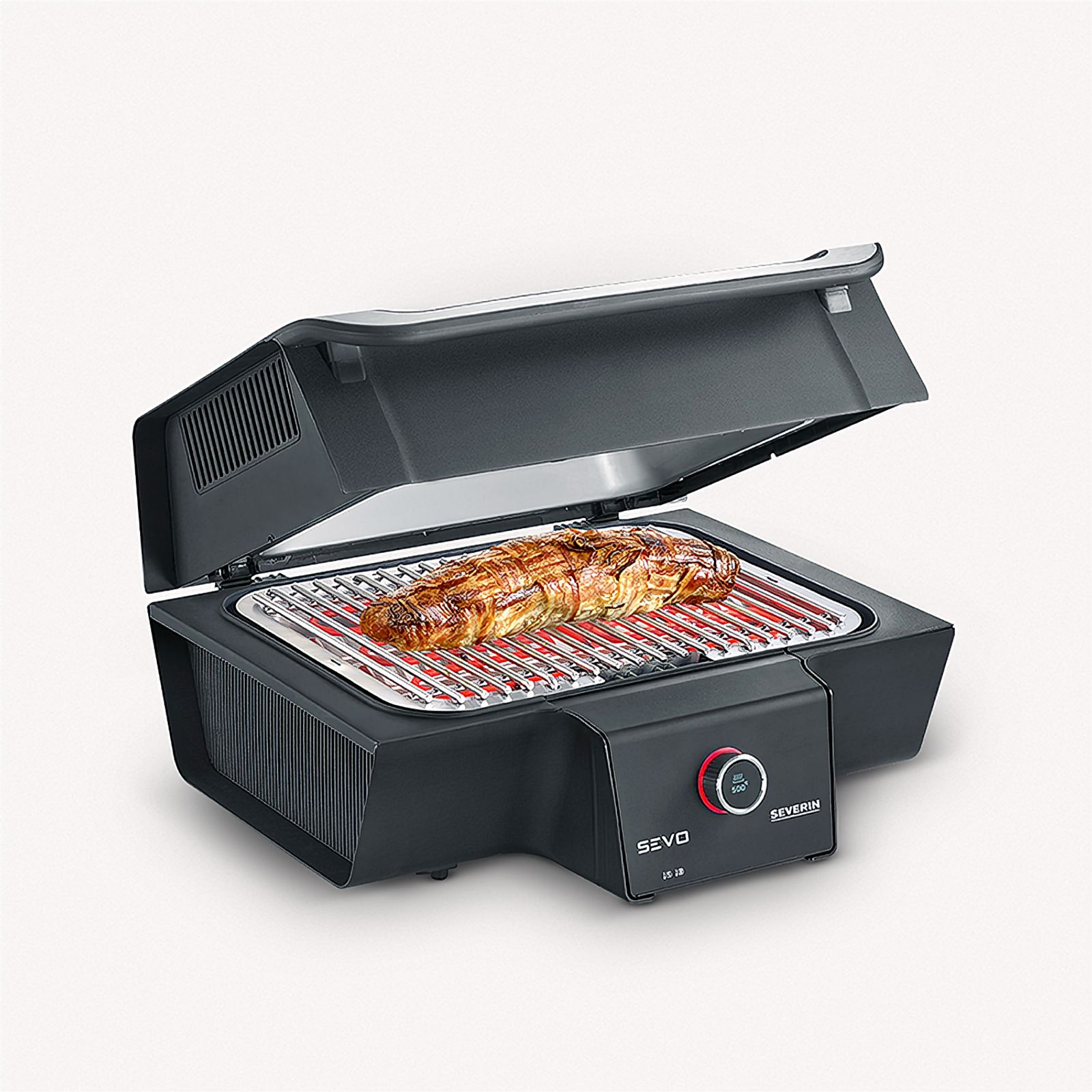 SEVERIN PG 8106 Elektrische grill zilverzwart