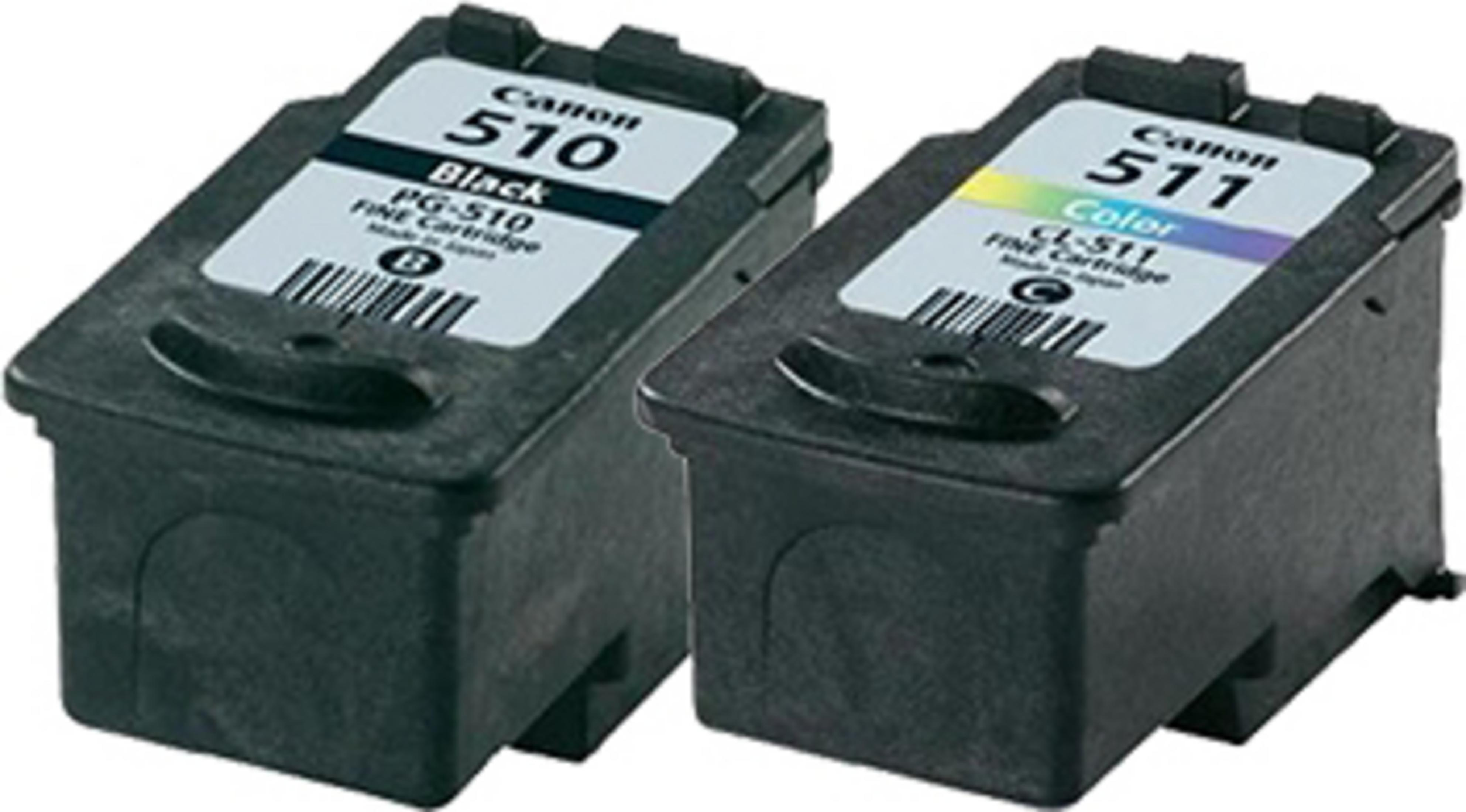 CANON PG-510 + CL-511 2'li Kartuş Seti Mürekkep baskı Çok Renkli - Siyah
