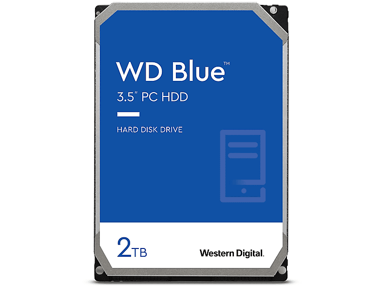 WD WD20EZBX BLUE 2TB, 2 TB, HDD, 3,5 Zoll, intern