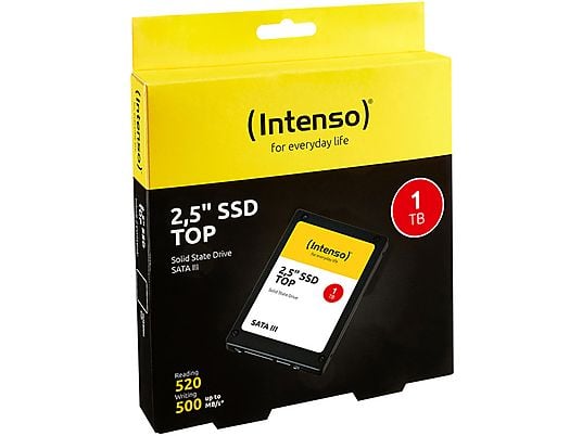 Disco duro SSD interno 1 TB 1 TB - INTENSO Intenso 3812460 Top Ssd 1Tb 2.5" Sata3, Interno, 300