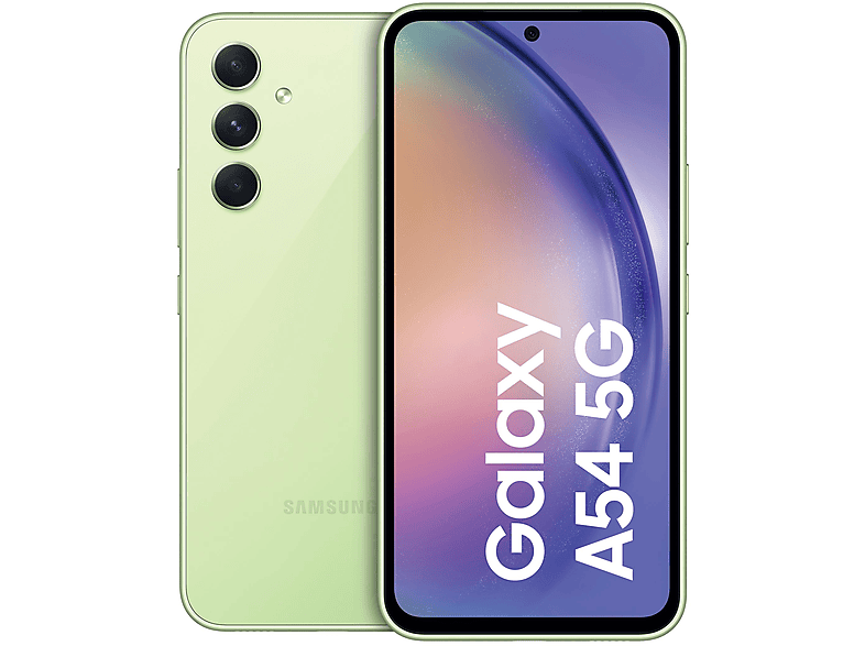 Móvil SAMSUNG A54 5G, Light Green, 256 GB, 8 GB RAM, 6,4 ", Full HD+, Exynos 1380, 5000 mAh