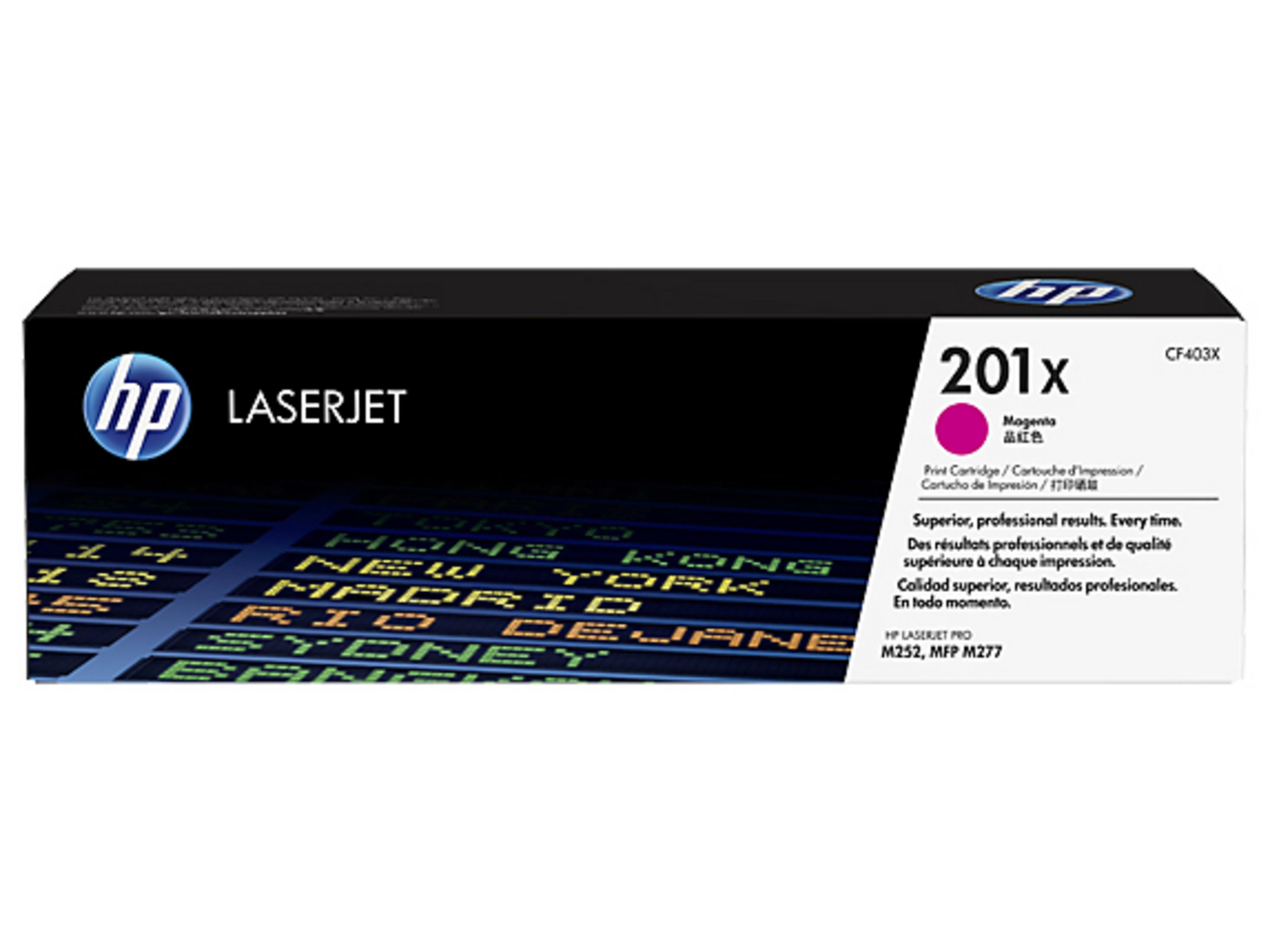 HP 201X CF403X Lazer baskı Toner Magenta