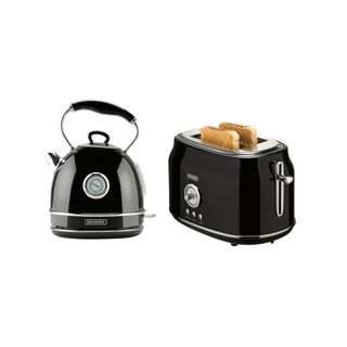 BOURGINI Nostalgic Waterkoker en toaster Zwart