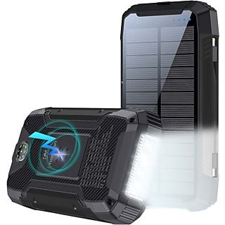 IMOSHION Solar Powerbank 30.000 mAh Powerbank Zwart