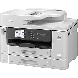 Impresora multifunción - BROTHER MFCJ5740DW, Inyección de tinta, 28 ppm, Blanco