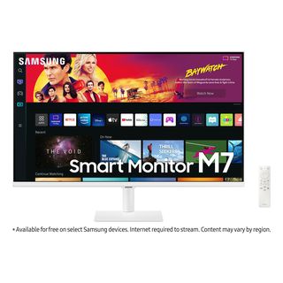 Monitor - SAMSUNG LS32BM701UUXEN, 32 ", UHD 4K, 4 ms, 60 Hz, Blanco