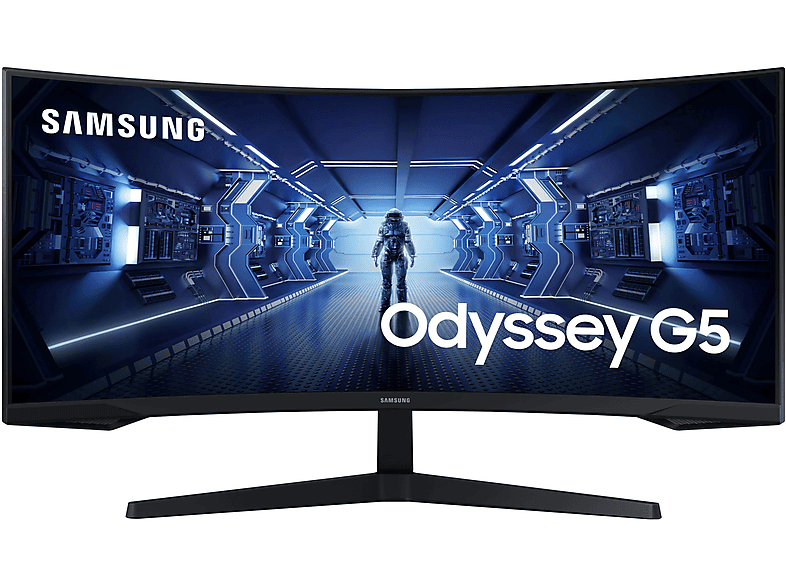 SAMSUNG Odyssey G5 LC34G55TWWPXEN - 34 inch - 3440 x 1440 (UW Quad HD) - 1 ms - 165 Hz