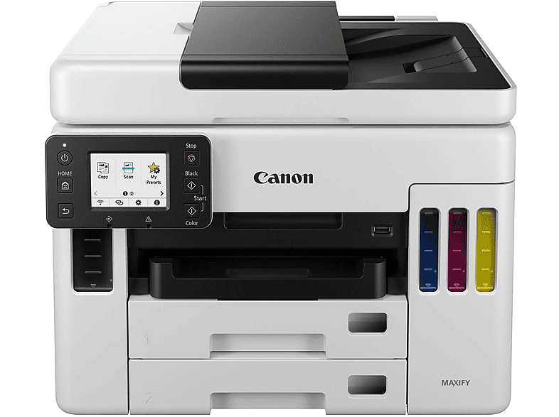 CANON GX7050 MegaTank AllInOnePrinter Zwart, Wit MediaMarkt