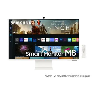 Monitor - SAMSUNG LS32BM801UUXEN, 32 ", UHD 4K, 4 ms, 60 Hz, Blanco