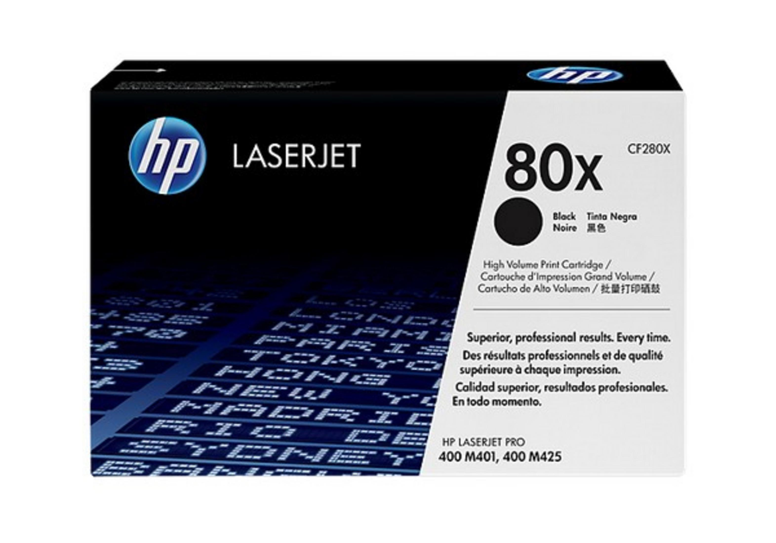 HP 80XC-CF280XC Orjinal Lazer baskı Toner Siyah