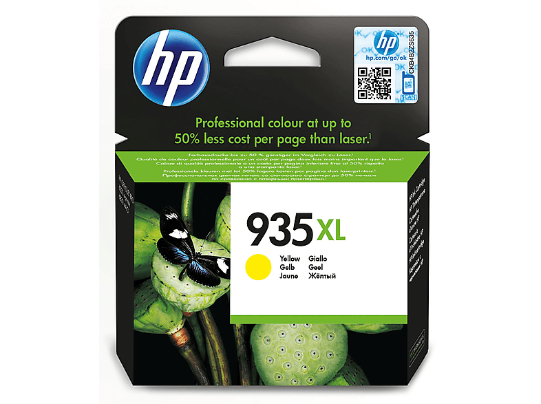 HP 935 XL Kartuş (C2P26AE) Mürekkep baskı Mürekkep Sarı