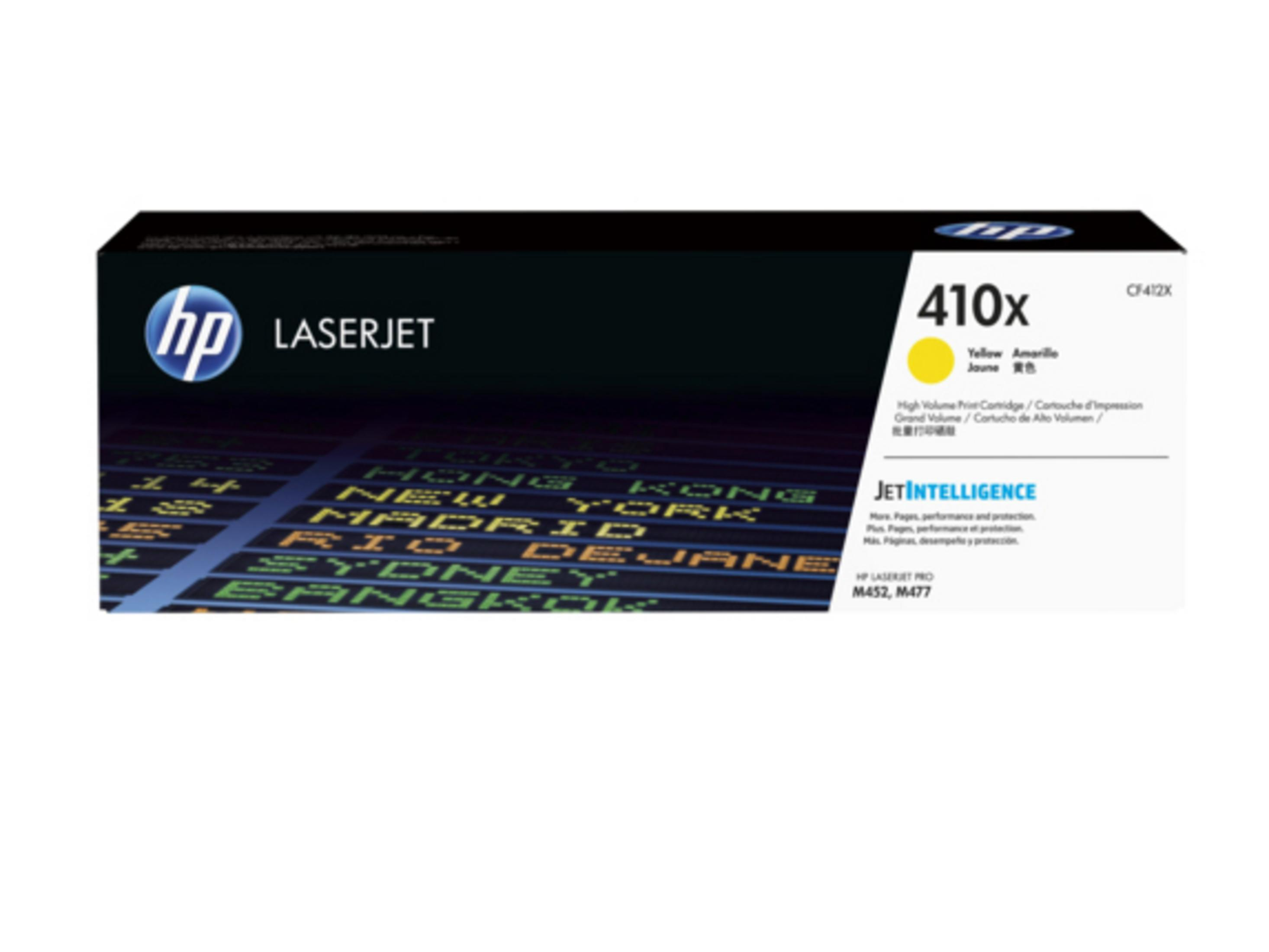 HP HP 410X Orijinal Yüksek Kapasiteli Lazer baskı Toner Sarı