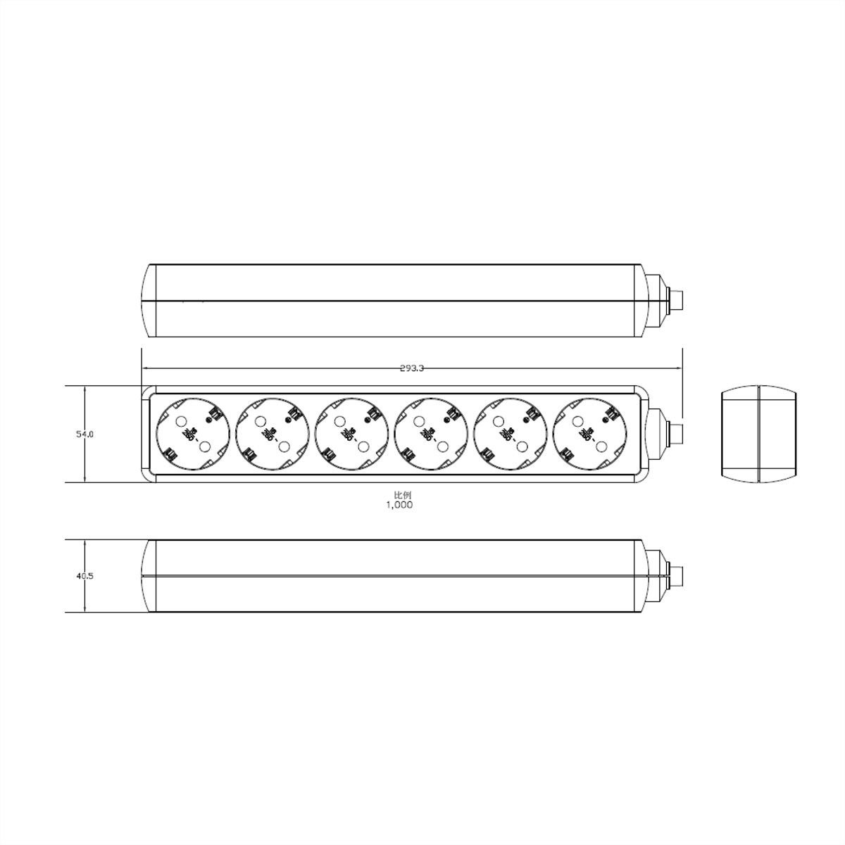 Rysunek techniczny z wymiarami i oprawą oświetleniową.