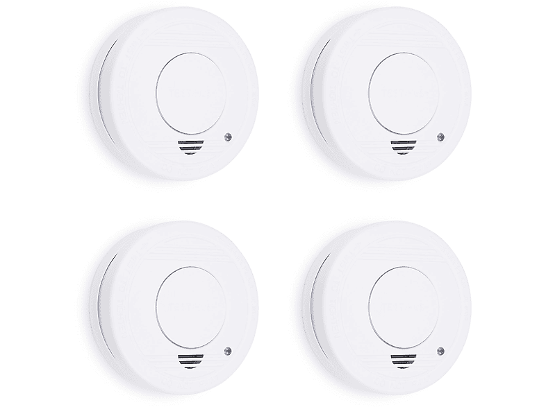 SMARTWARES RM 250/4 EINSTIEGS- RAUCHMELDER 4ER PACK Rauchmelder Weiß ...