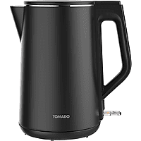 MediaMarkt TOMADO TWK1708B Dubbelwandige Waterkoker Zwart aanbieding