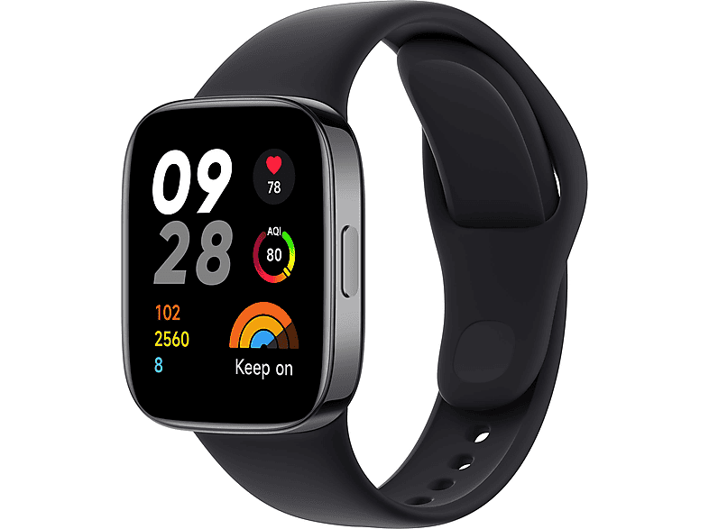 XIAOMI REDMI WATCH 3 BLACK Smartwatch kunststoff TPU, 135-200 mm, Black