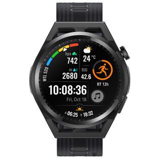 HUAWEI WATCH GT RUNNER (RUNNER-B19S) BLACK Smartwatch Polymer Fiber Silikon, 140-210 mm, Black