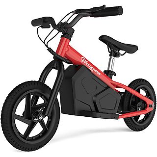 Bicicletas para niños  - EV06M Bicicleta eléctrica para niños de 3 a 5 años, pantalla LED, con asiento ajustabl EVERCROSS, 100 W, 15 km/hkm/h, Rojo