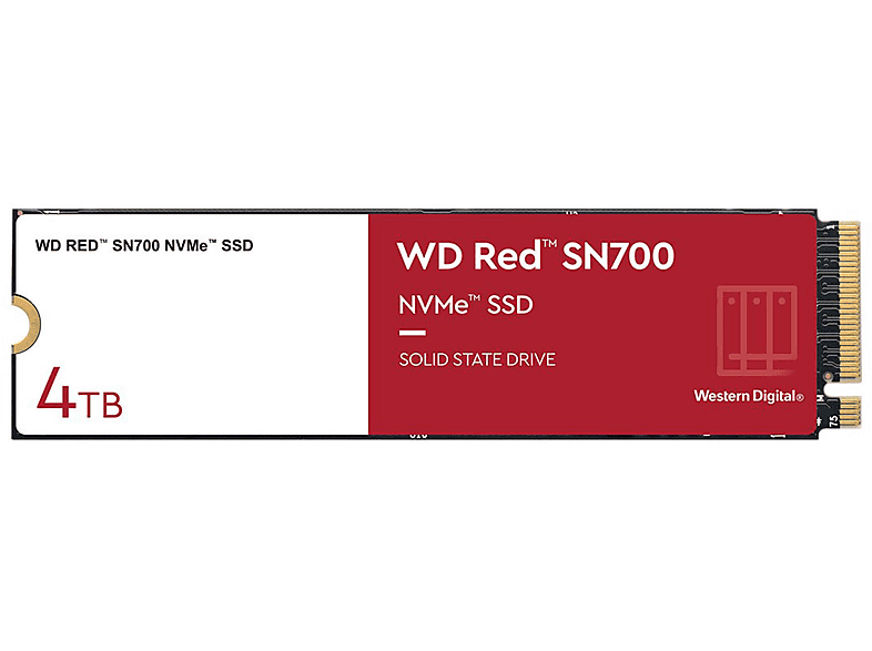 Disco duro SSD interno 4 TB - WD WD Red SN700