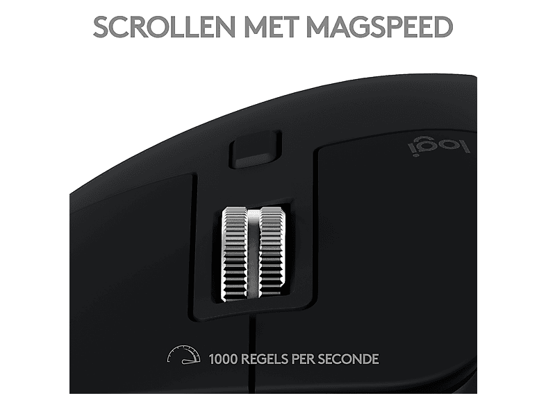 LOGITECH MX Master 3S for Mac | Space Grey Gamingmuis Licht Grijs