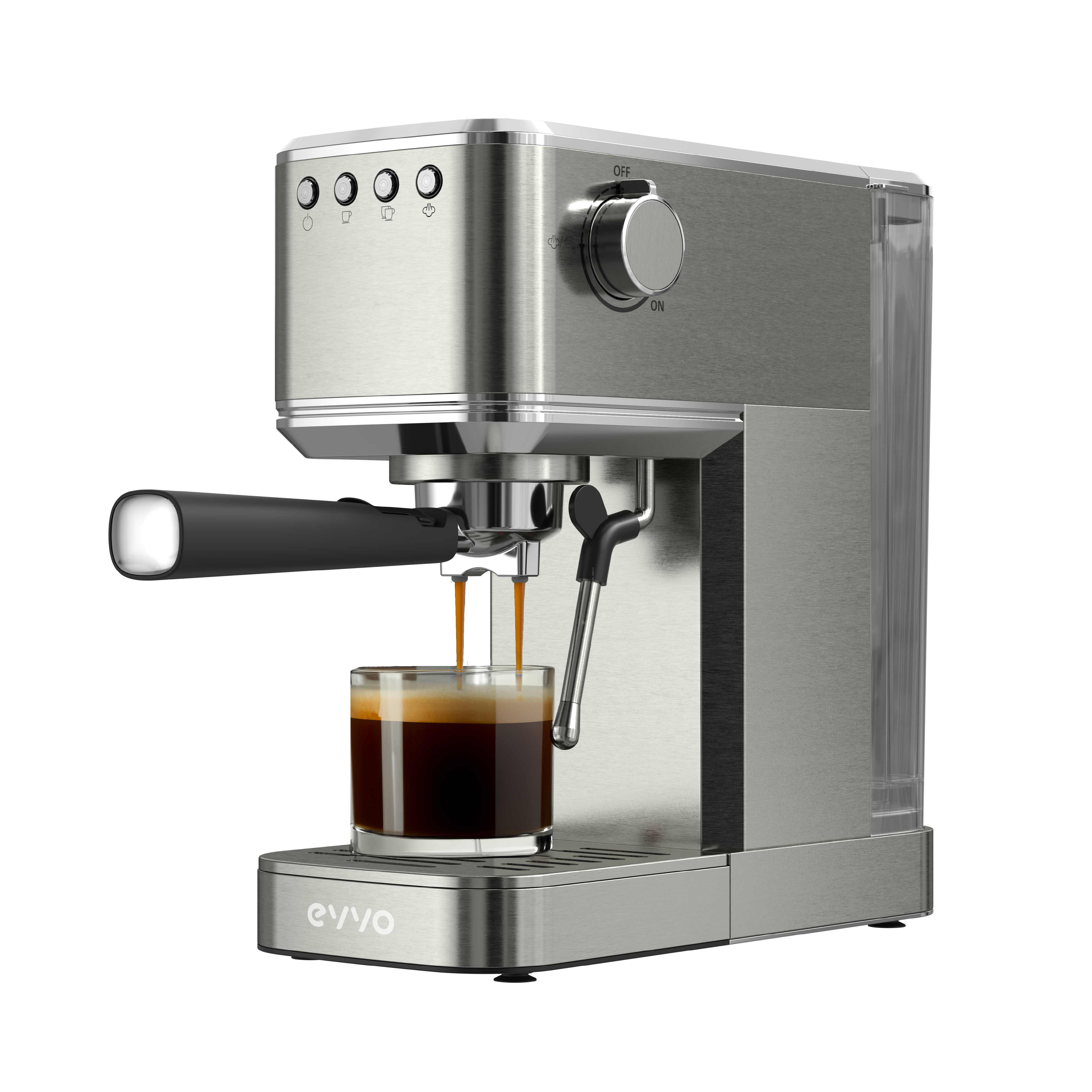 Macchina Da Caffè EVVO Espresso 20 Bar - Caffettiera Italiana Con Vaporizzatore, 1350W, 1.5L - Foto 6
