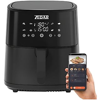 ZEDAR AF600 XXL Air Fryer Met APP Zwart