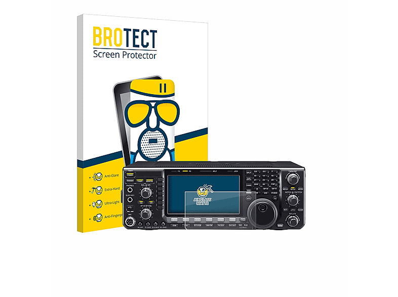 BROTECT AirGlass Schutzfolie Für Icom IC-9700 – 9H Kratzfest, Anti-Fingerprint, Made In Germany