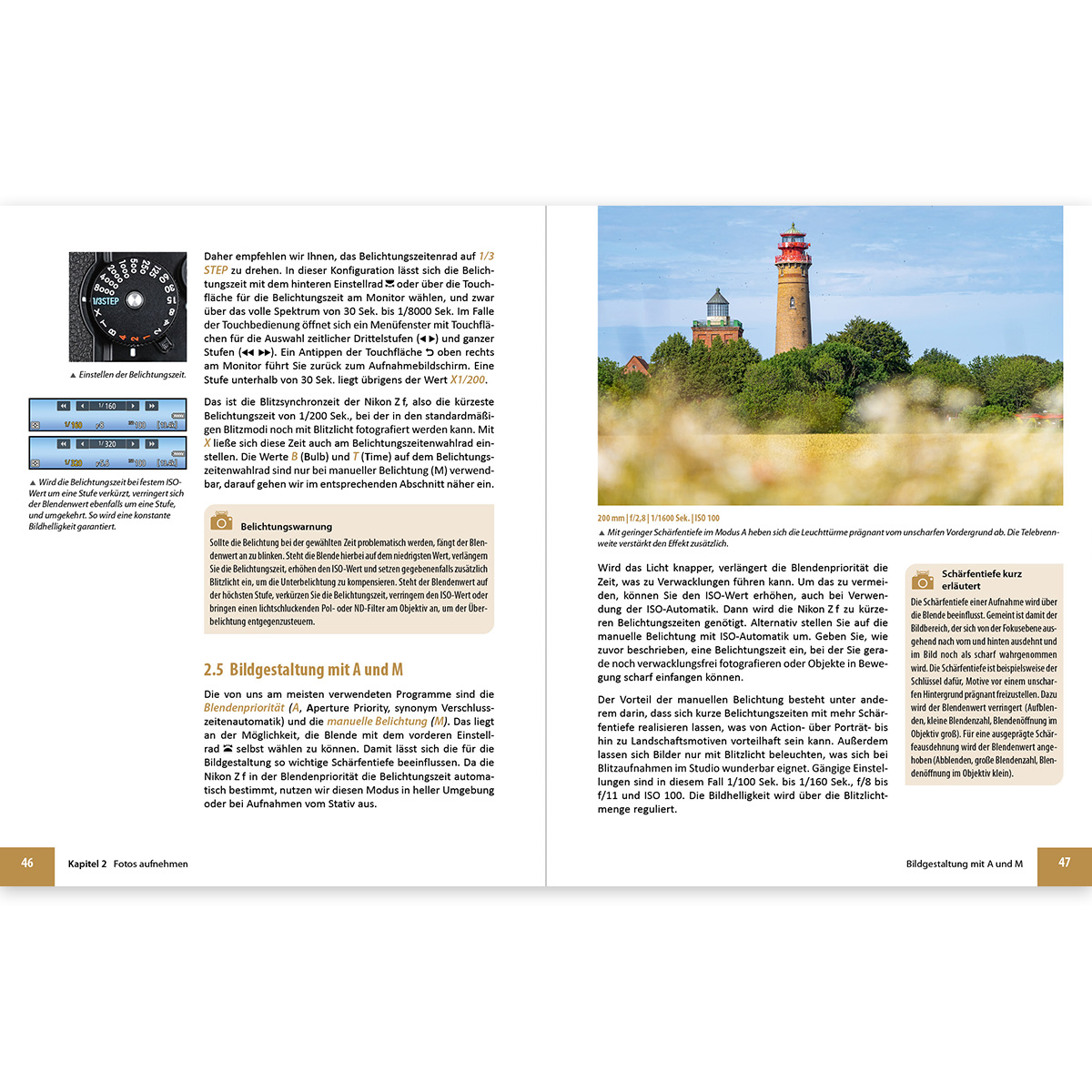 Doppelseite aus einer deutschen Zeitschrift. Die Seiten enthalten Text und Fotos.