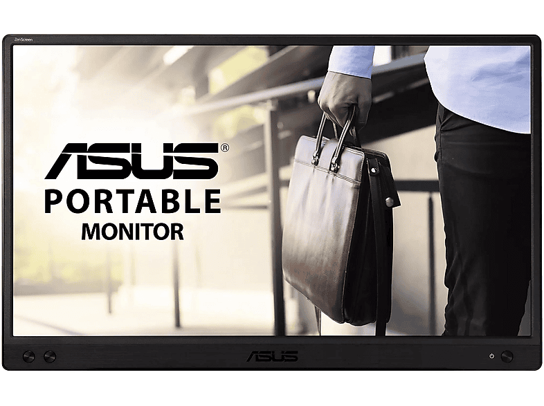 ASUS ZenScreen MB166C 15,6 inç Full-HD 5 ms 60 Hz Monitör Siyah