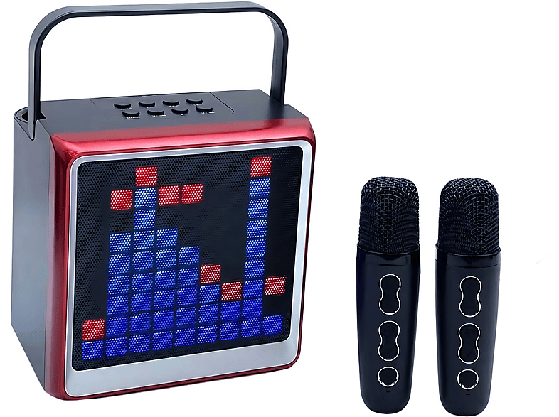 Altavoz Karaoke Bluetooth Portátil Klack con Leds RGB KLACK