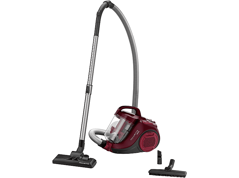 ROWENTA RO 2933 EA SWIFT POW PARKETT Bodenstaubsauger Staubsauger, maximale Leistung: 750 Watt, Rot/Schwarz)
