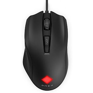 Ratón gaming - HP 8BC52AA, Por cable, 7200 ppp, Negro