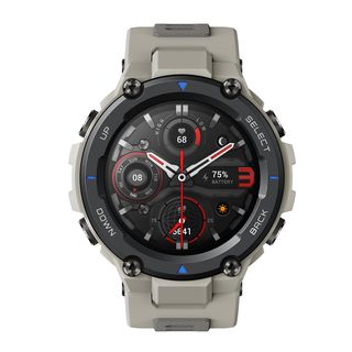 TRUST W2013OV3N T-REX PRO DESERT GREY Smartwatch Polycarbonat Silikon, 75 mm + 100 mm, Grau