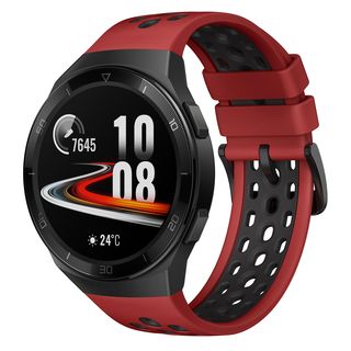 HUAWEI WATCH GT 2E HECTOR B19R LAVA RED Smartwatch Metall, Kunststoff Fluorelastomer/Thermoplastisches Polyurethan, 140-210 mm, Lava Red