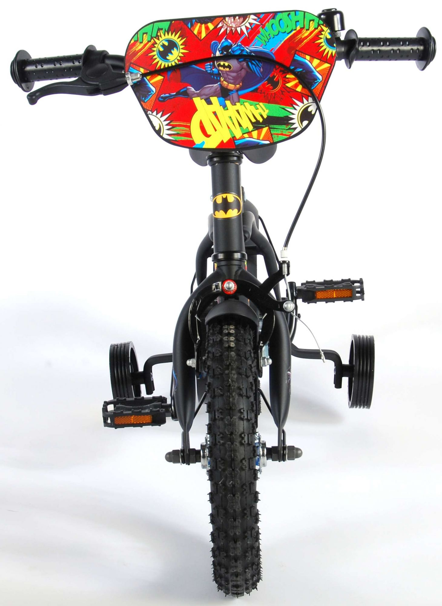 VOLARE Das ultimative Batman 12-Zoll Kinderfahrrad - Sicherheit, Komfort und Spaß in einem! Kinderfahrrad