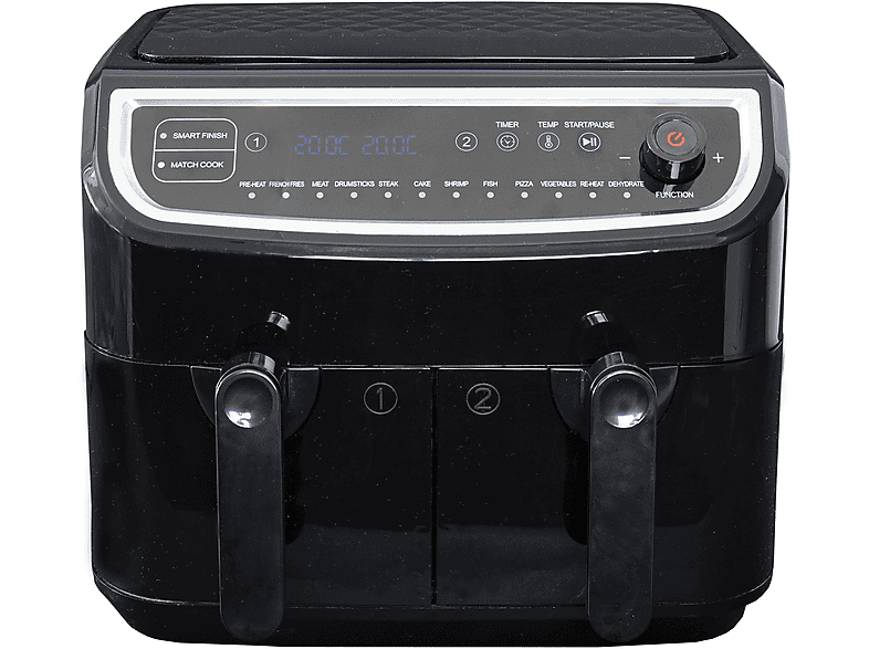Freidora De Aire Ariete De 9 Litros – 1500W, 8 Programas, Función Barbacoa, Hasta 3.5 Kg De Comida, Cesta Transparente