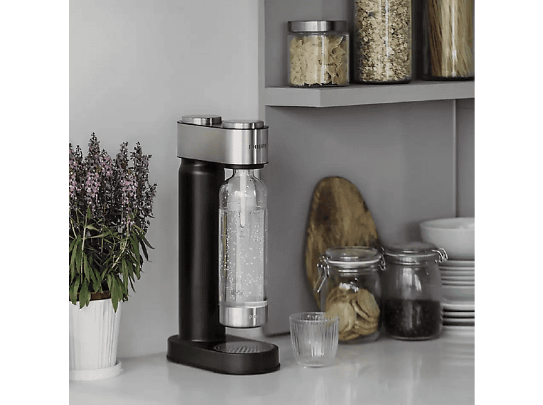 PHILIPS ADD4902BK SODA MAKER SCHWARZ Wassersprudler Mattschwarz