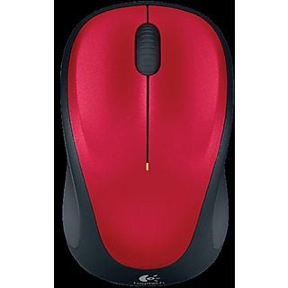 LOGITECH Logitech Wireless Mouse M235 Red Muis Zwart