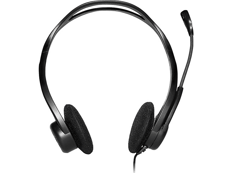 LOGITECH 981-000100 PC 960 STEREO HEADSET USB ACCS, Over-ear Kopfhörer Schwarz
