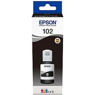 EPSON 102 EcoTank Pigment Black ink bottle  Zwart