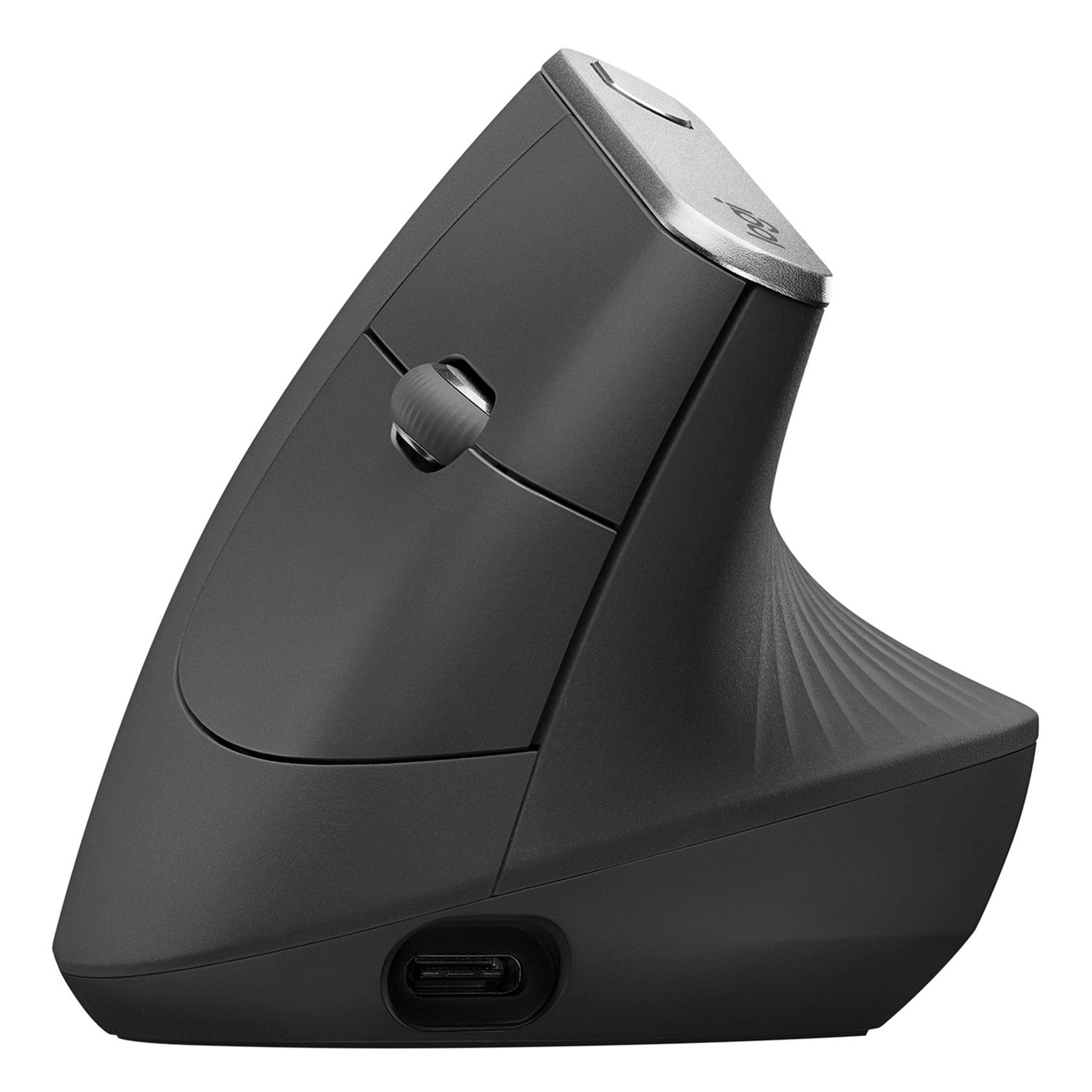 LOGITECH Mx Vertical Gelişmiş Ergonomik Dikey Kablosuz Mouse Siyah