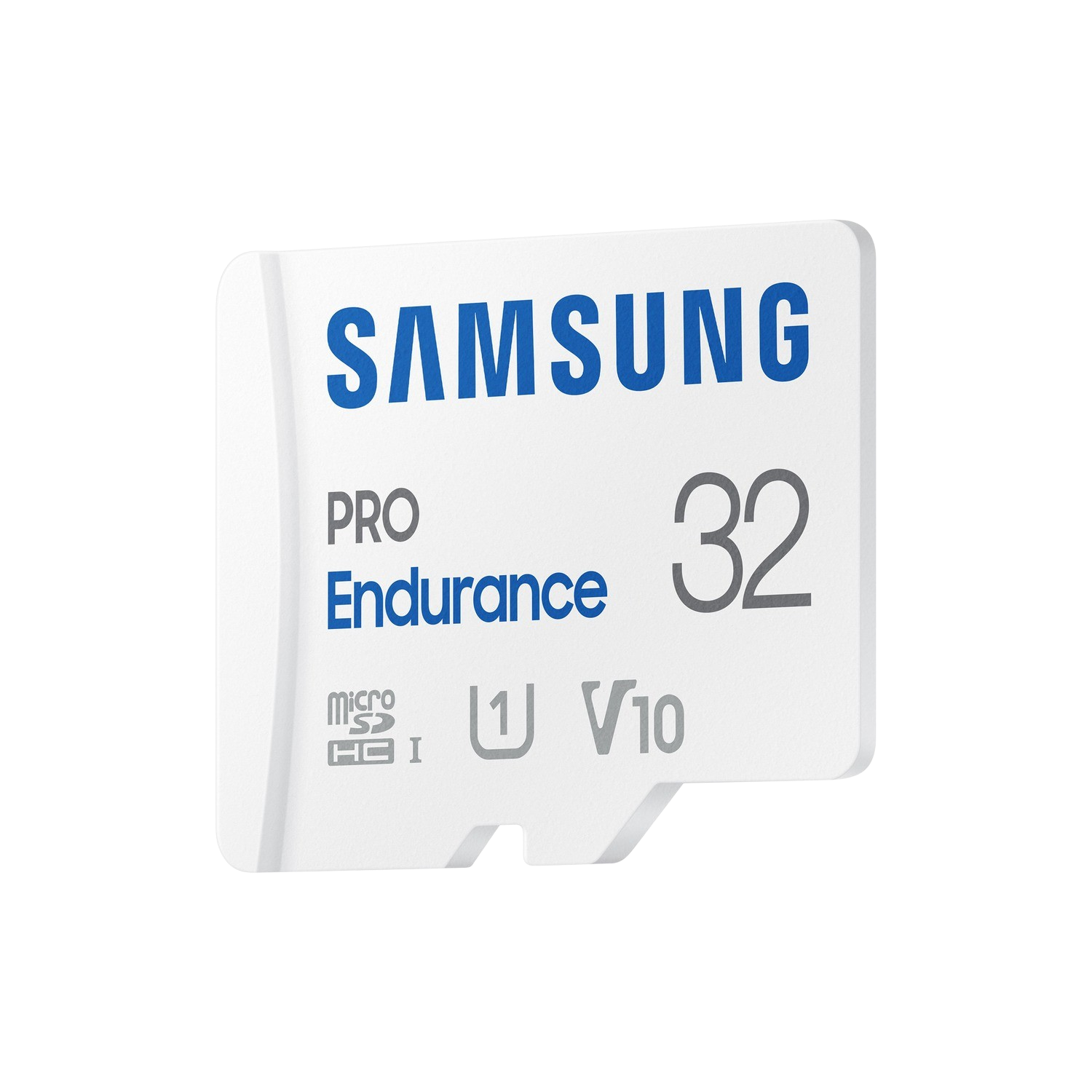 Biała karta microSD Samsung Pro Endurance.