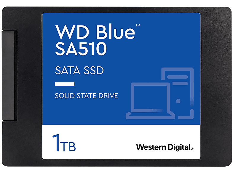 WD WDS100T3B0A BLUE SA510 SATA 1TB, 1 TB, SSD, 2,5 Zoll, intern