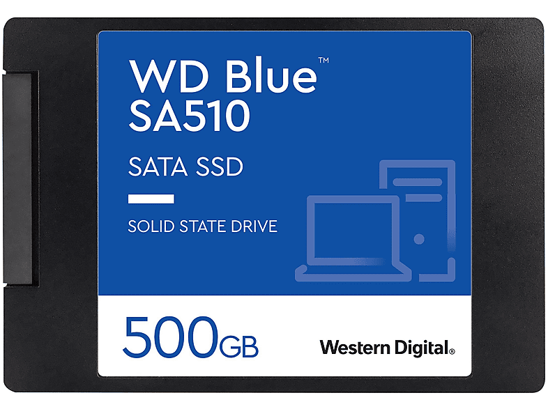 WD WDS500G3B0A BLUE SA510 SATA 500GB, 500 GB, SSD, 2,5 Zoll, intern