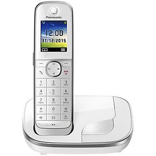Teléfono inalámbrico - PANASONIC KX-TGJ310GW, Análogo, Blanco