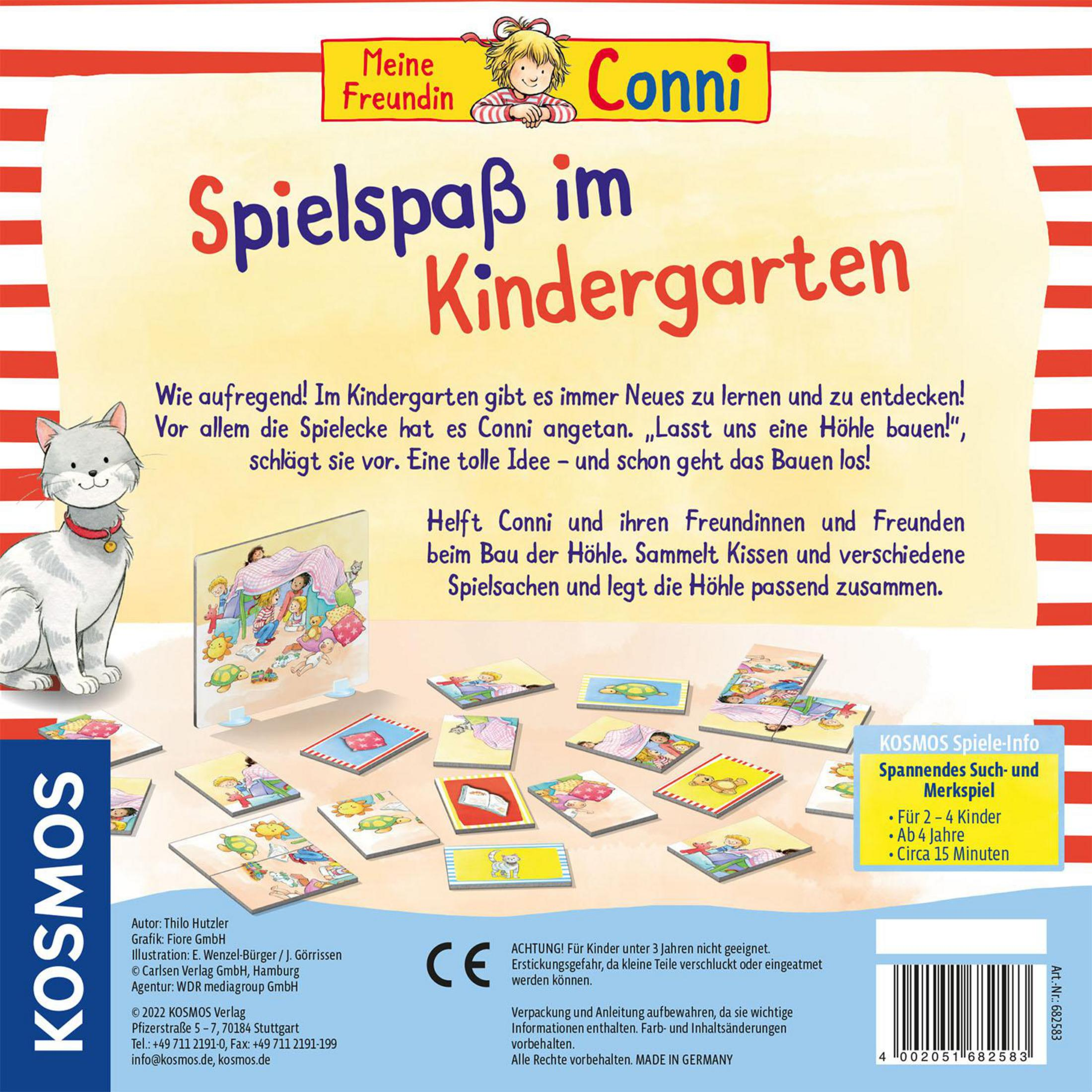 Spielbox mit Karten und Anleitung. Text auf Deutsch.