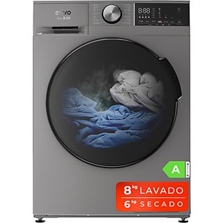 Lavadora secadora  - Nova 8/6X EVVO, 1350 rpm, 13 programas, Inox