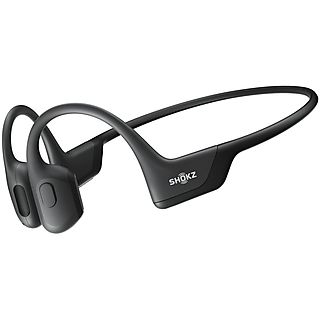 Auriculares deportivos - SHOKZ Openrun Pro, Control remoto, Bluetooth, Negro